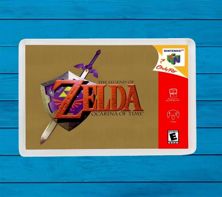 Legend of Zelda Ocarina Time Master Quest Nintendo 64 Fridge Magnet