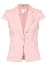 Freemans Pink Short Sleeve Blazer (fs17-4)