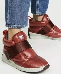 tenis bota feminino vermelho