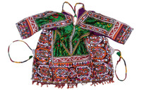 Antique Old Banjara Tribal Kuchi Hand Embroidery Indian Traditional Choli Blouse