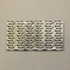 150 QTY  3" x 6"  Truss Plate - Mending Plate -Structural Plates Zinc nail tooth