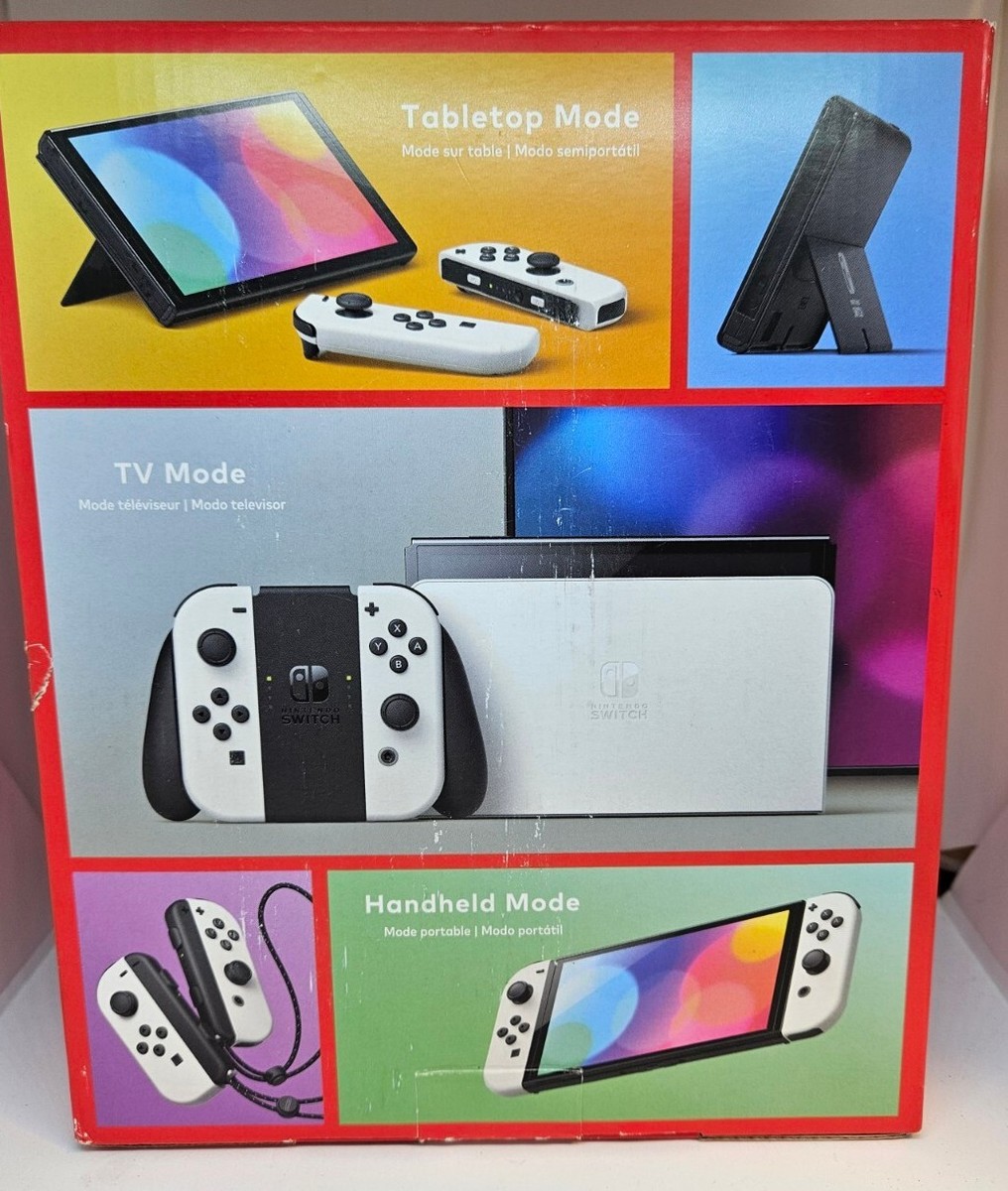 Nintendo Switch OLED Model HEG-001 Handheld Console - 64GB - White