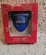 Portable Blue Clip-on Book Lite