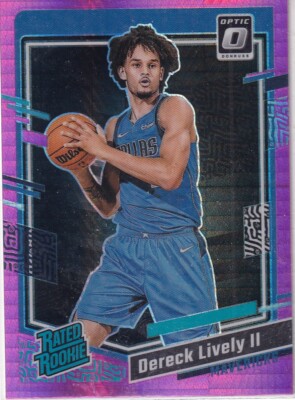2023-24 Donruss Optic #245 Dereck Lively II Hyper Pink