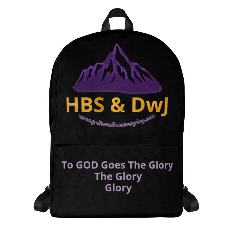 HBS & DwJ Podcast Logo Backpack for Fans and Listeners-image