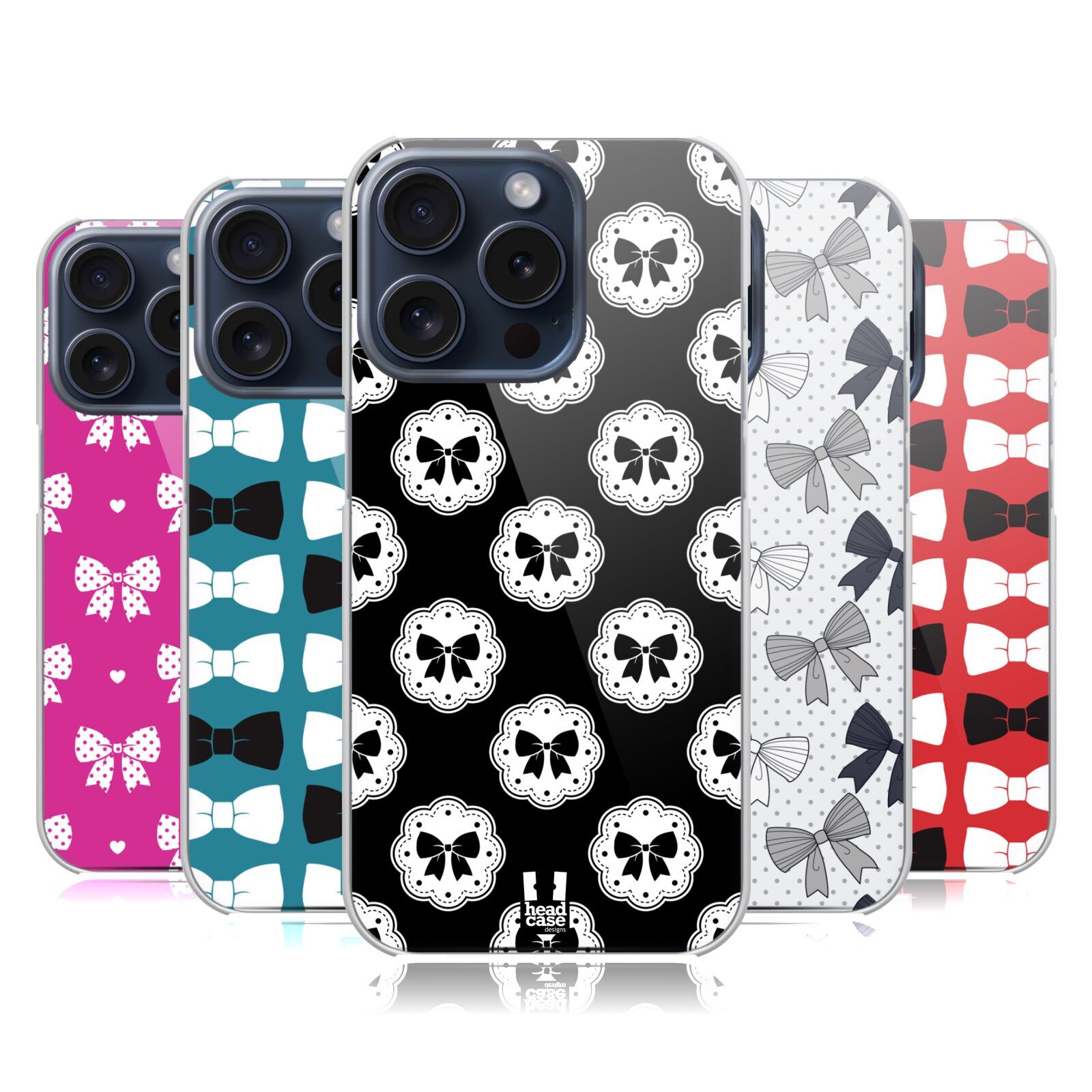 HEAD CASE DESIGNS RIBBON PATTERNS HARD BACK CASE FOR APPLE iPHONE PHONES