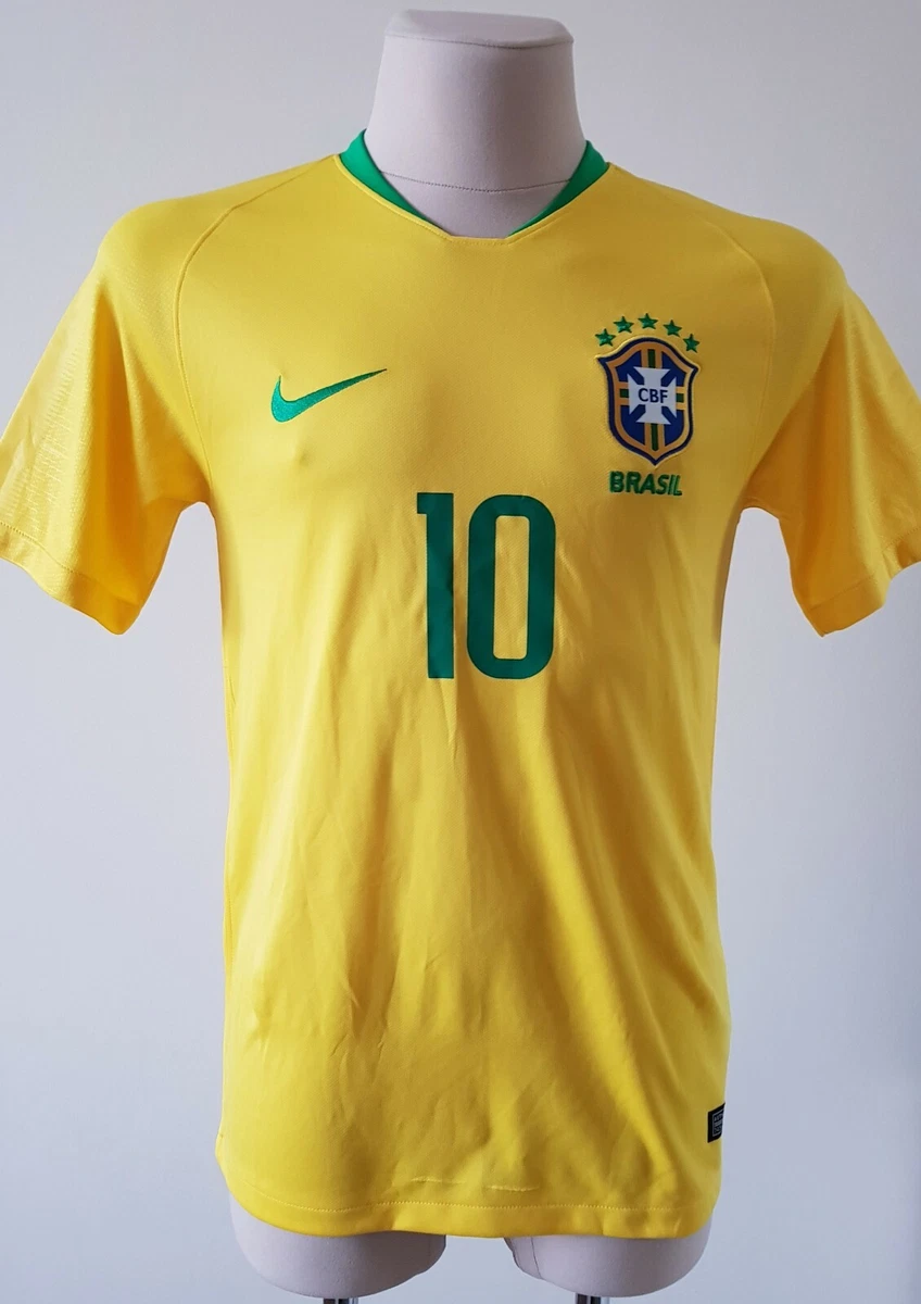 Brazil 2018 - 2019 Home football shirt Nike size S #10 FABRICIA