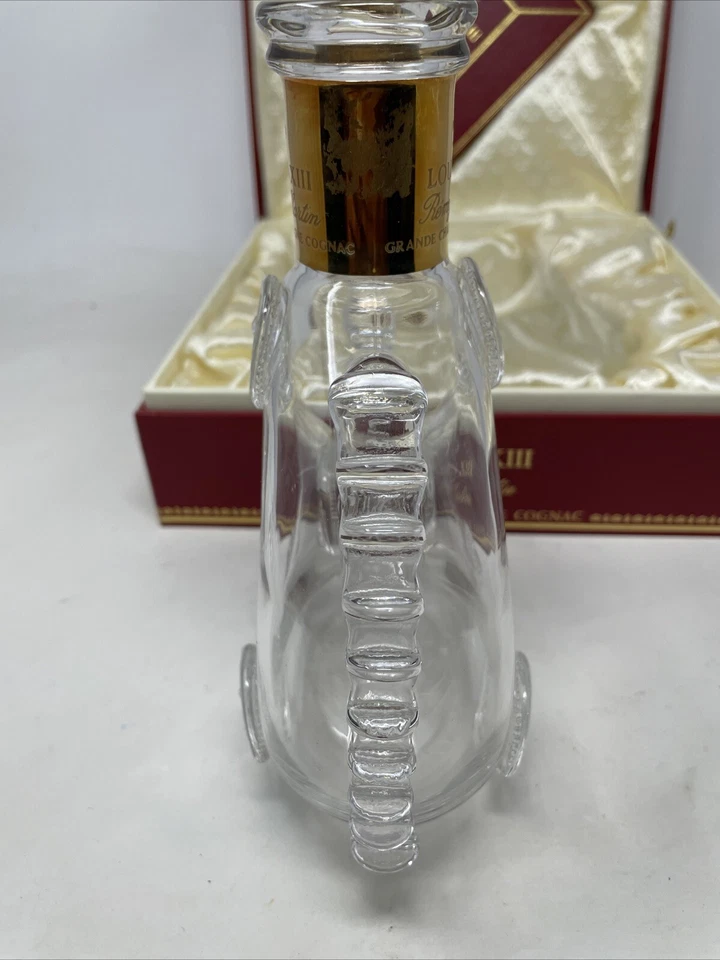 Remy Martin Luis XIII Baccarat Cristal Botella Vacía y Tapón con Caja Foto 4 de 4