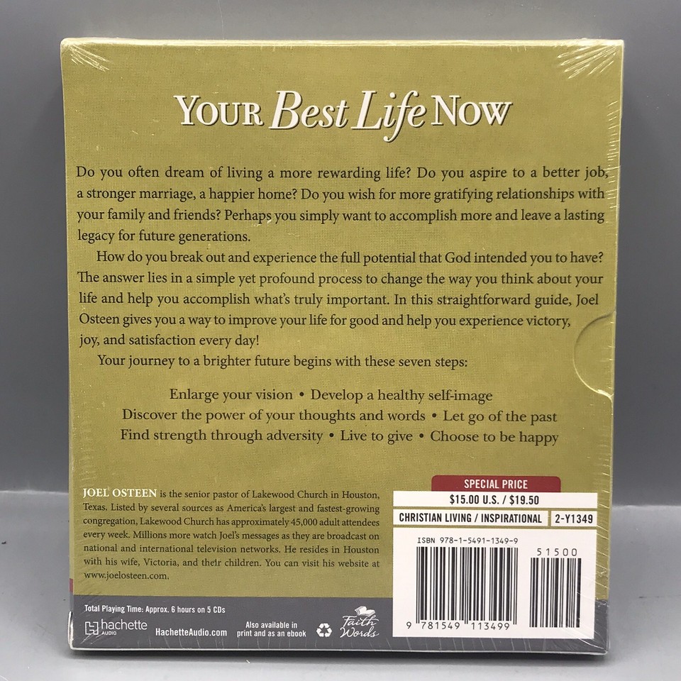 Your Best Life Now 7 Steps to Living at Your Full Potential by Joel