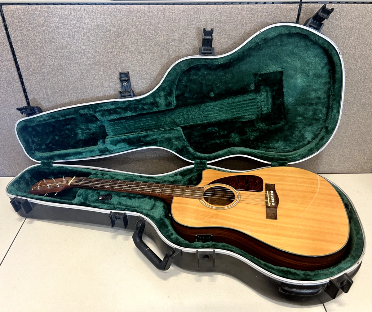 Fender Acoustic Electric Natural Guitar CD280SCE NAT W/ Hard Case 
