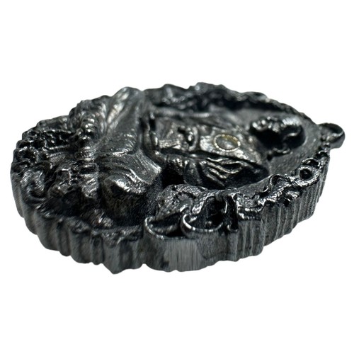 PERFECT Luang Pu Maha Sila, ancient cast coin, Mekphat Thai amulets. Genuine. - Picture 9 of 15