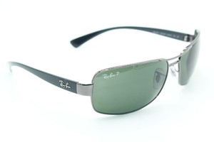 RAY-BAN RB 3379 004/58 SILVER POLARIZED AUTHENTIC SUNGLASSES RB3379 64-15 | eBay