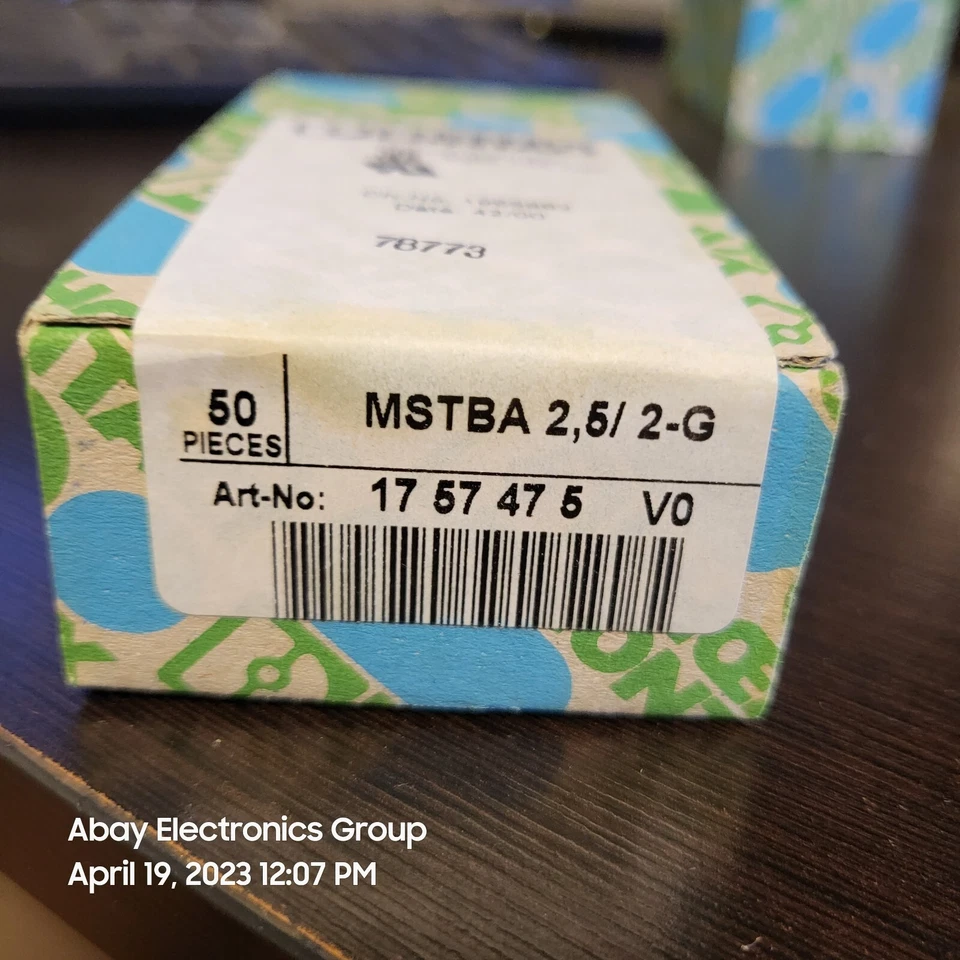 (5000 pcs) Phoenix Contact MSTBA 2,5/ 2-G 5,08 PCB Headers 5.08 mm 12 A   $149 - Image 3 of 4