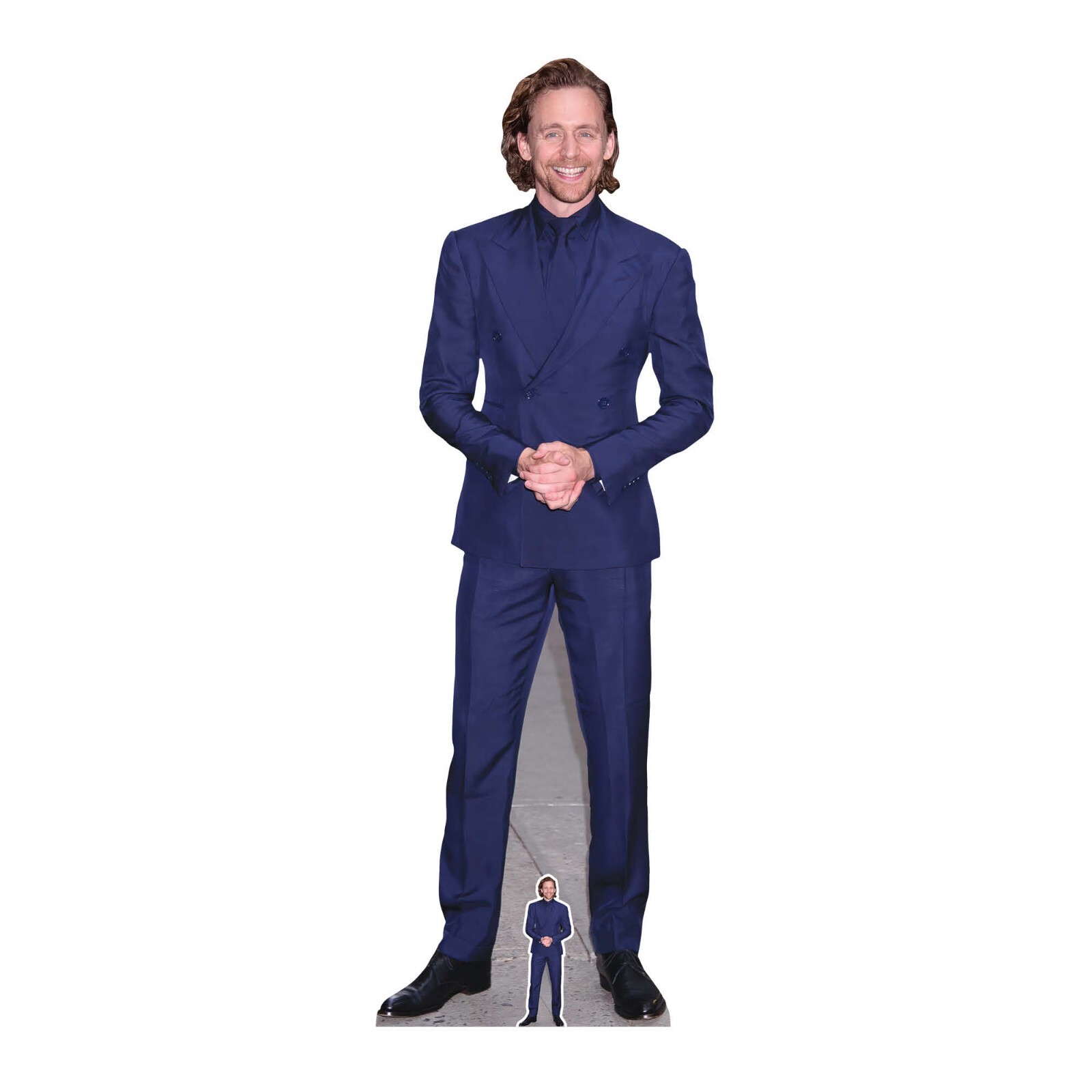 Tom Hiddleston Smiling Lifesize Cardboard Cutout with Free Mini Standee