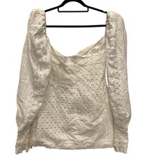 House of CB Marquis Lace Broderie Anglaise Mini Dress Size:M