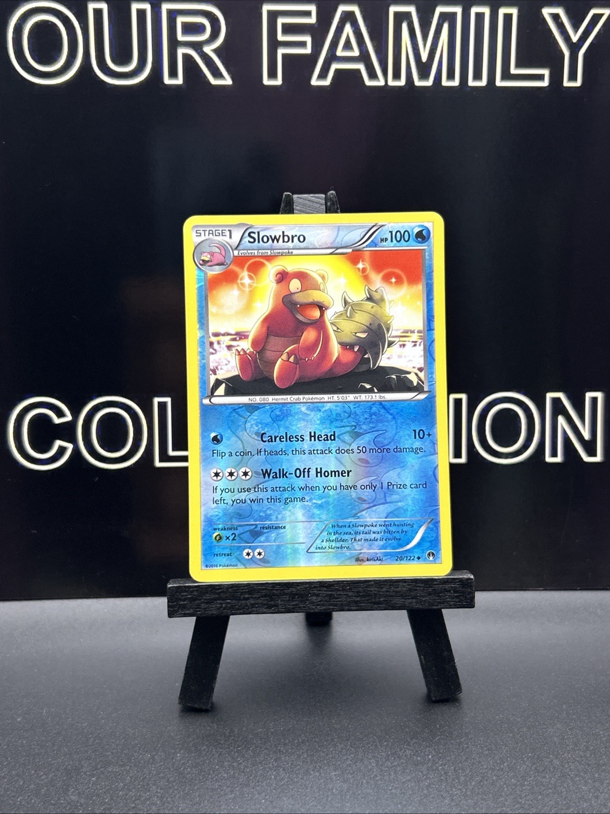 Pokemon TCG Slowbro 20/122 XY - BREAKpoint Uncommon Reverse Holo 2016