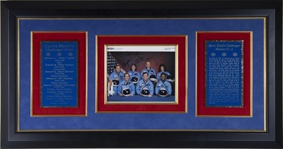 SPACE SHUTTLE CHALLENGER - STS - 51L CREW - AUTOGRAPHED INSCRIBED