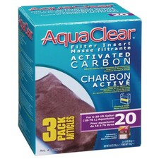 Aqua Clear AquaClear 20 Activated Carbon Inserts, Aquarium Filter Replacement...