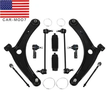 10Pc Front Lower Control Arms Sway Bar Links Kit for Mitsubishi Lancer Outlander