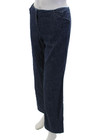 Joseph Womens Zipped Straight Leg Dark Wash Cropped Denim Pants Blue Size L — photo 2