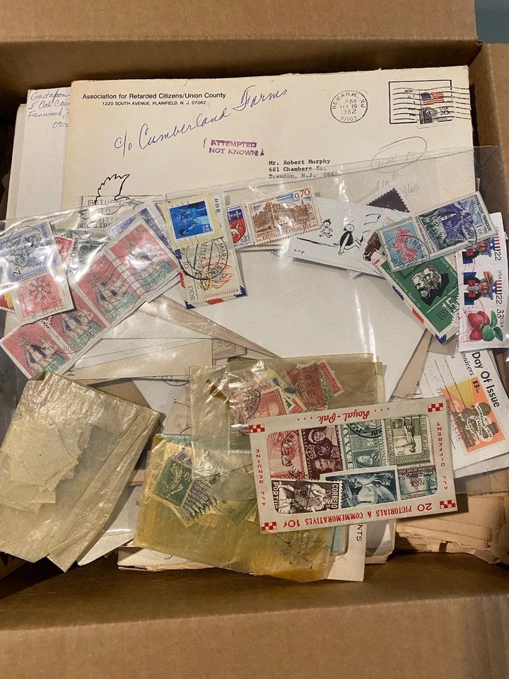 US/WW Stamps Covers & More in 12x12x6 Box Lot Better!!! Not all Shown L-1602 - Image 2 of 4