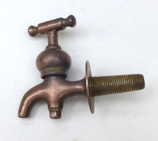 Reclaimed Vintage / Antique Bronze or Brass Threaded Barrel Tap / Spigot VGC