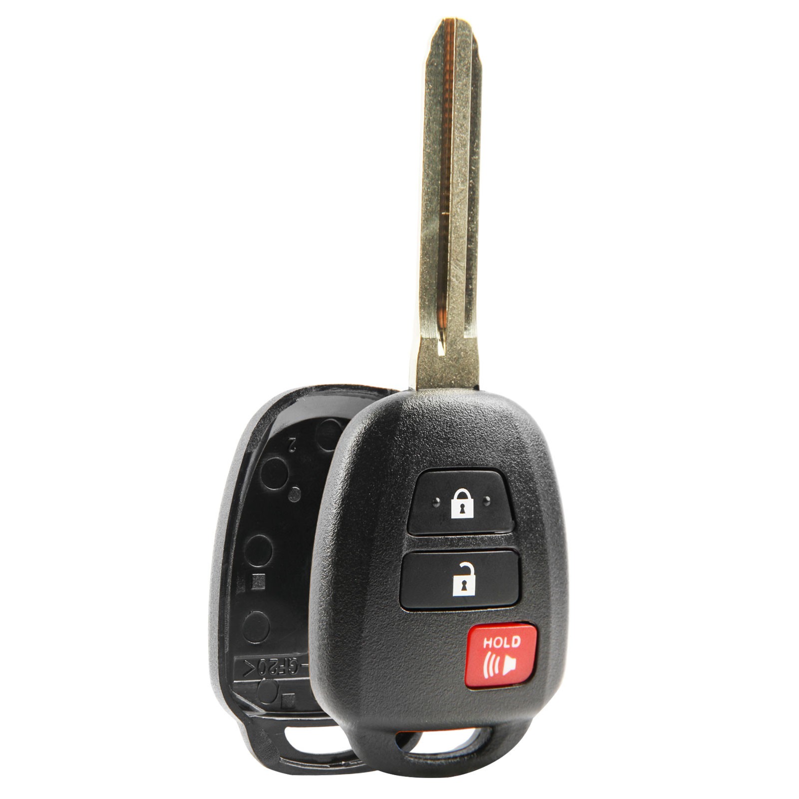 Key Fob Remote 3b Shell Case Replacement for Toyota HYQ12BDM