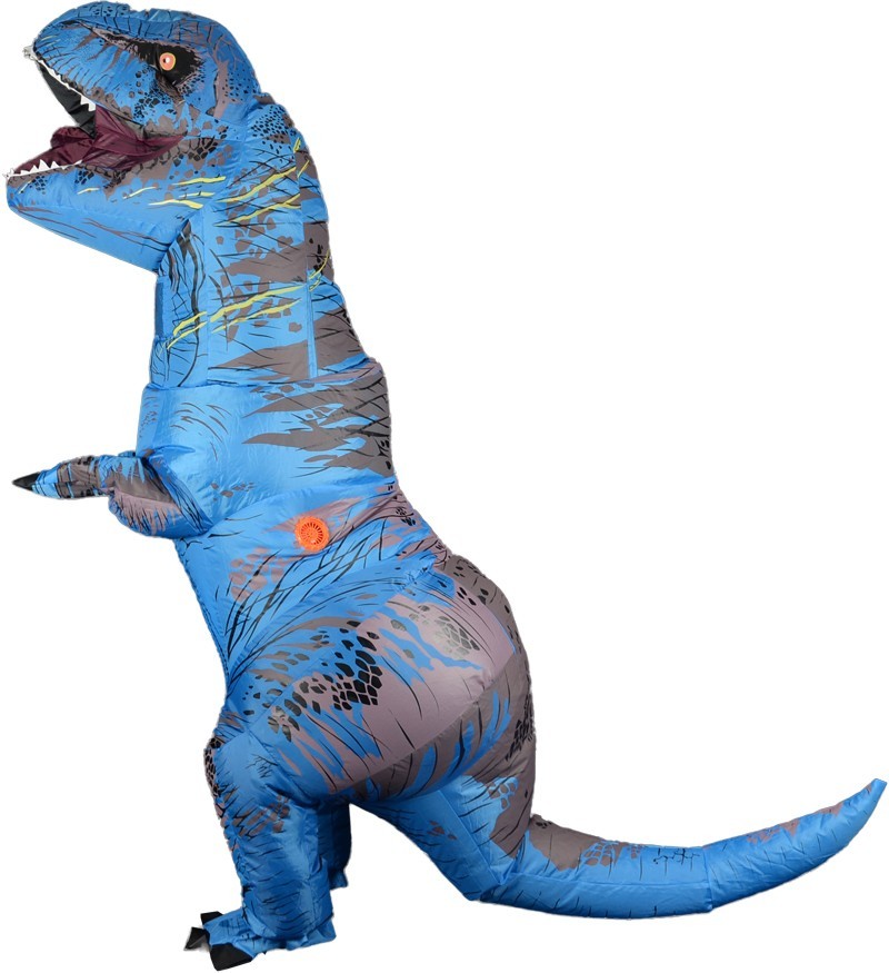 Inflatable T-rex Costume Adult Dinosaur Full Body Halloween Cosplay Party Outfit