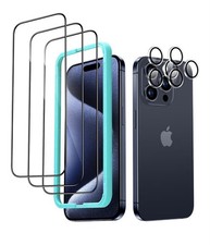ESR Tempered Glass Screen and Camera Lens Protector iPhone 15 Pro 16 Pro
