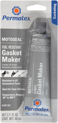 Permatex Motoseal 1 Gasket Maker 2.7 oz Gasoline Resistant Sealant 29132