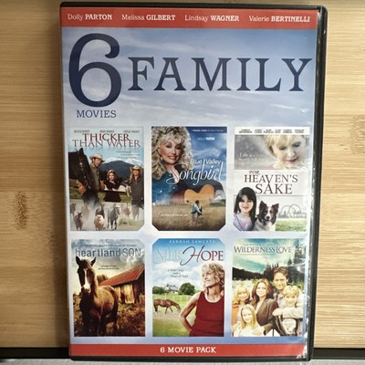 6-Film Family Pack Dolly Parton DVD Thicker Than Water Blue Valley Songbird Rare