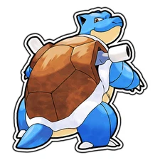Blastoise Waterproof Vinyl Sticker Decal Die-Cut