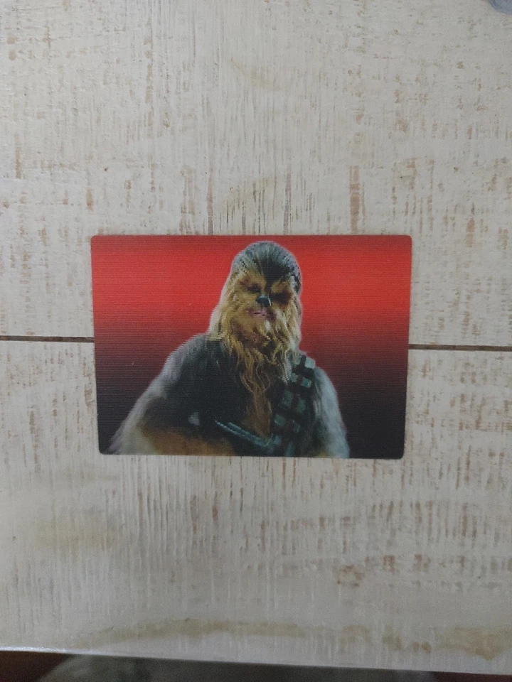 2016 Topps Star Wars Evolution Lenticular Morph 3-D Card Chewbacca #9 - Image 2 of 3