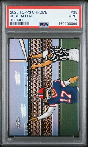 2025 Topps Chrome Josh Allen Base (PSA 9)