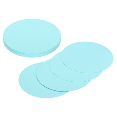 24Pcs Circle Card Stock, 2Inch Cardstock Paper Circles for Craft, Light Blue