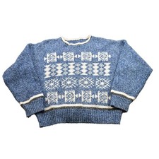 Vintage 1990s Knitted Crewneck Sweater Men's Small