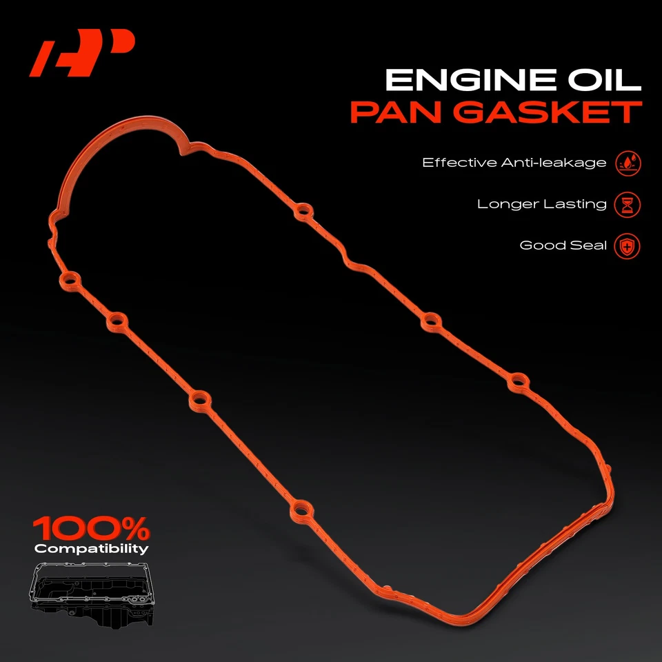 Junta de cárter de aceite de motor A-Premium para Chevy Malibu 04-06 Buick Rendezvous Pontiac Foto 3 de 4