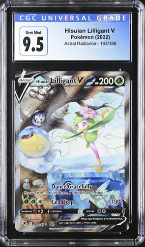 Hisuian Lilligant V graded CGC 9.5 for sale on eBay