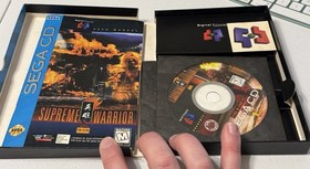 Supreme Warrior (Sega CD) 2 Discs - W/sticker and Insert