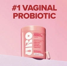 URO O Positiv pH Balance Vaginal Probiotics, 60 Capsules