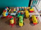 Vintage Fisher-Price Little People Wood Figure Pc Misc Lot