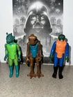 Vintage Star Wars Greedo Hammer Head Walrusman Kenner 1977 Lot of 3 #14