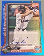 2025 Topps Pro Debut - Casey Cook RC #PD-188 Blue Foil Autograph /150