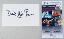 David Hyde Pierce Signed Autographed 3x5 Card JSA Certified Frasier
