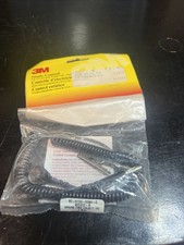 3M STATIC CONTROL 5 FT. COILED GROUND CORD- MEDIUM, 1 PIECE W/ ALLIGATOR CLIP