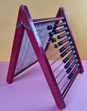 Boulier / Horloge Jouet Ancien