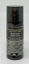 1 BATH BODY WORKS MIDNIGHT ADDICTION FRAGRANCE MIST SPRAY TRAVEL SIZE 2.5 OZ