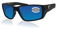 Costa Del Mar sunglasses Fantail Pro Black Blue Mirror 580 Glass polarized lens