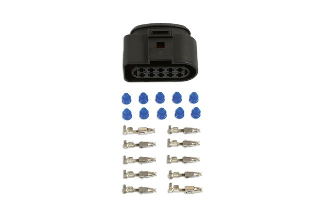Connect VW Electrical Female Connector 2.8mm 10 Pin Kit 105pc 37388