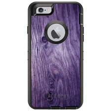 OtterBox Defender for iPhone / Samsung Galaxy - Purple Weathered Wood Grain